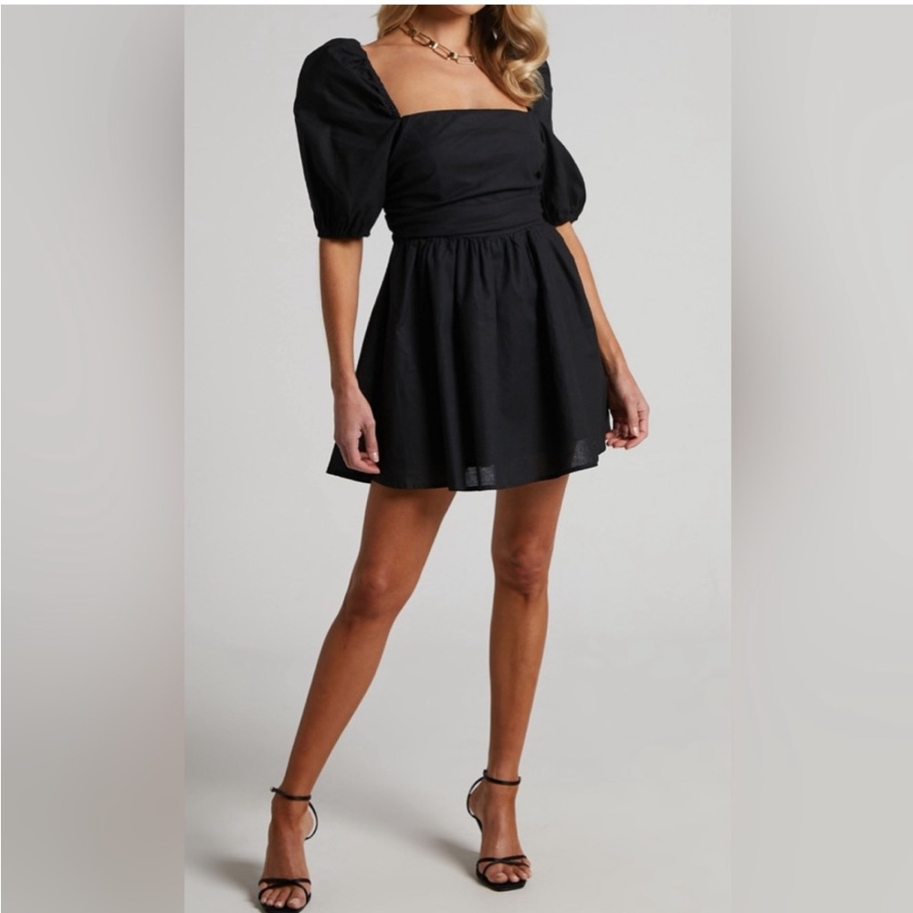 Petal & pup Black mini dress